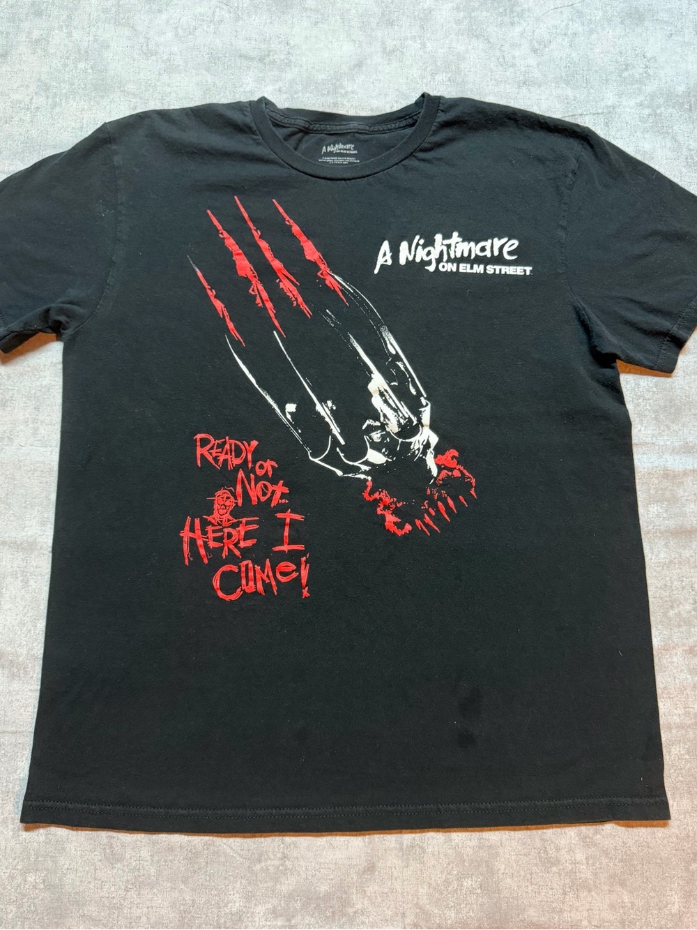 A Nightmare on Elm Street Black Graphic Tee - Unbranded